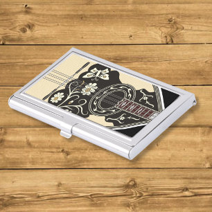 Bouzouki Business Card Holder