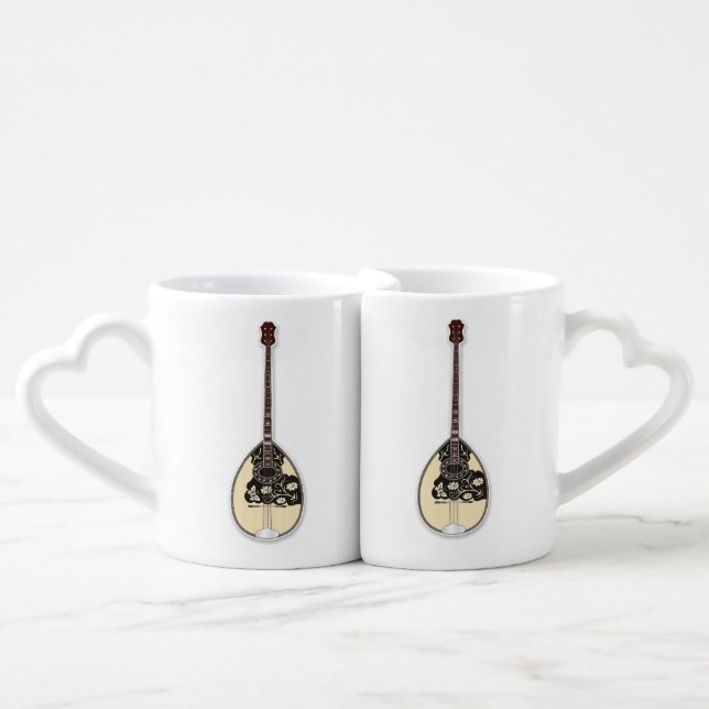 Bouzouki Coffee Mug Set (Front Nesting)