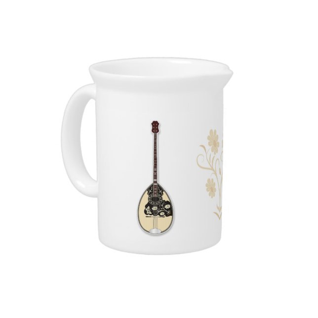 Bouzouki Drink Pitcher (Left)