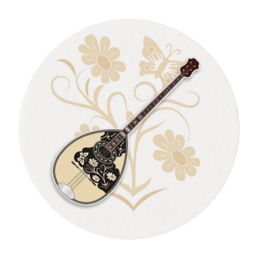 Bouzouki Edible Frosting Rounds (Front)