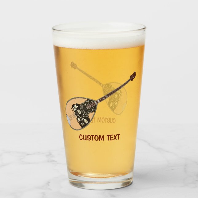 Bouzouki Glass (Front Filled)