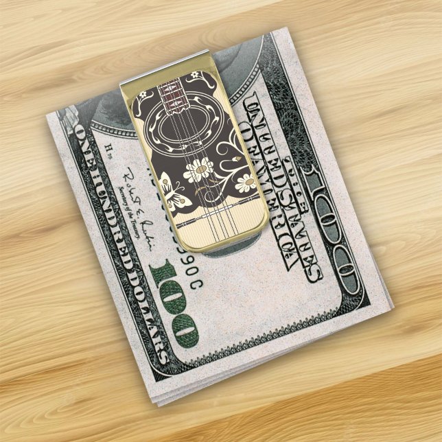 Bouzouki Gold Finish Money Clip (Creator Uploaded)