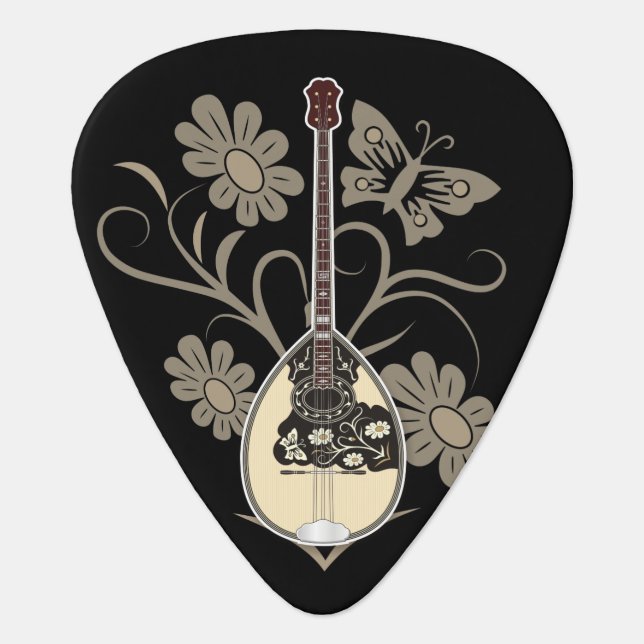 Bouzouki Guitar Pick (Front)