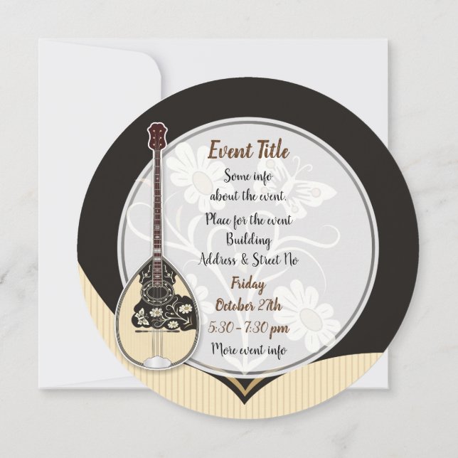 Bouzouki Invitation (Back)