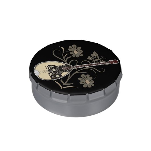Bouzouki Jelly Belly Candy Tin (Side)