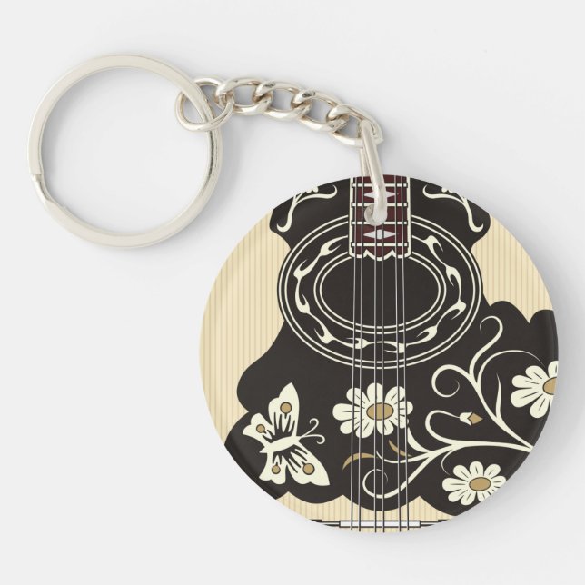 Bouzouki Keychain (Front)