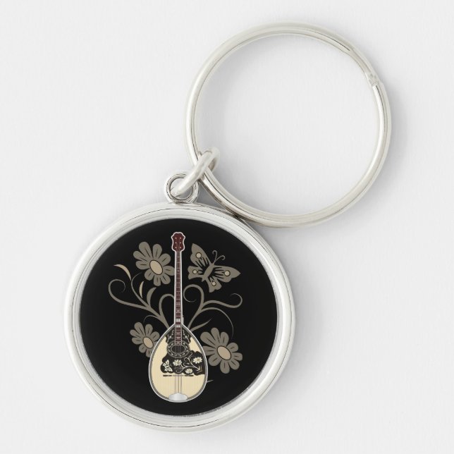 Bouzouki Keychain (Front)