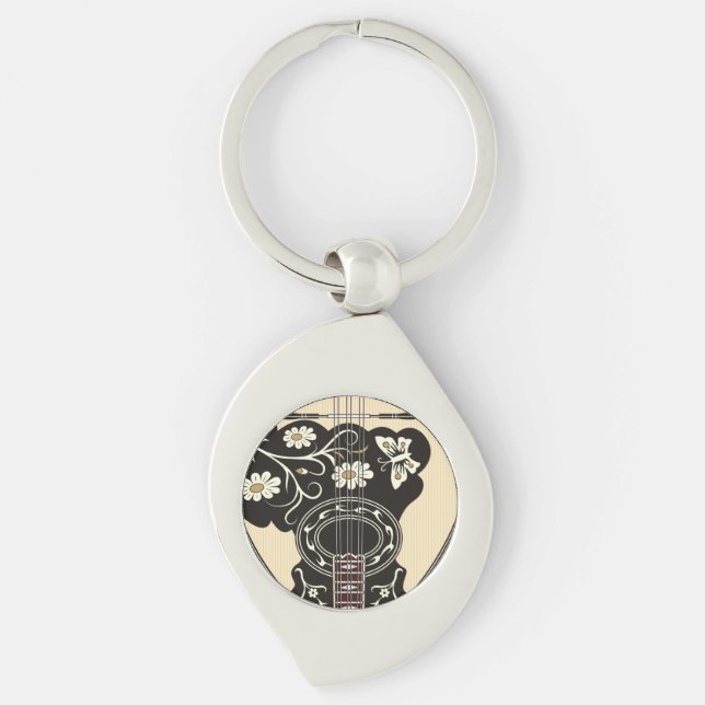 Bouzouki Keychain (Front)