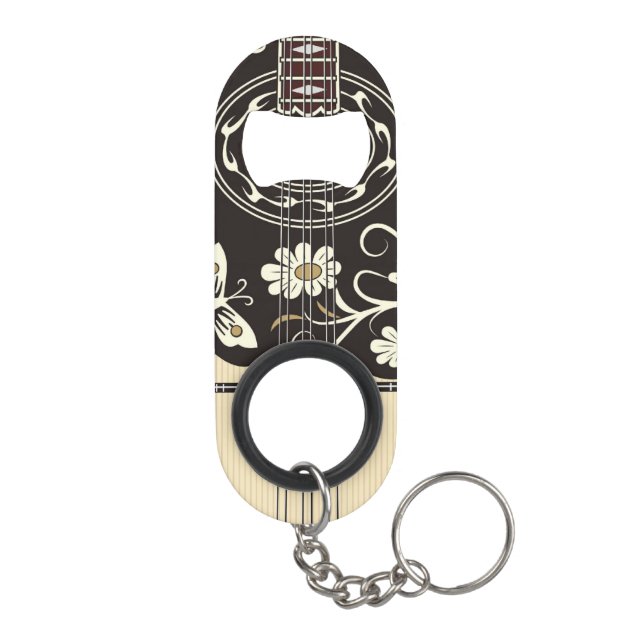 Bouzouki Keychain Bottle Opener (Back)