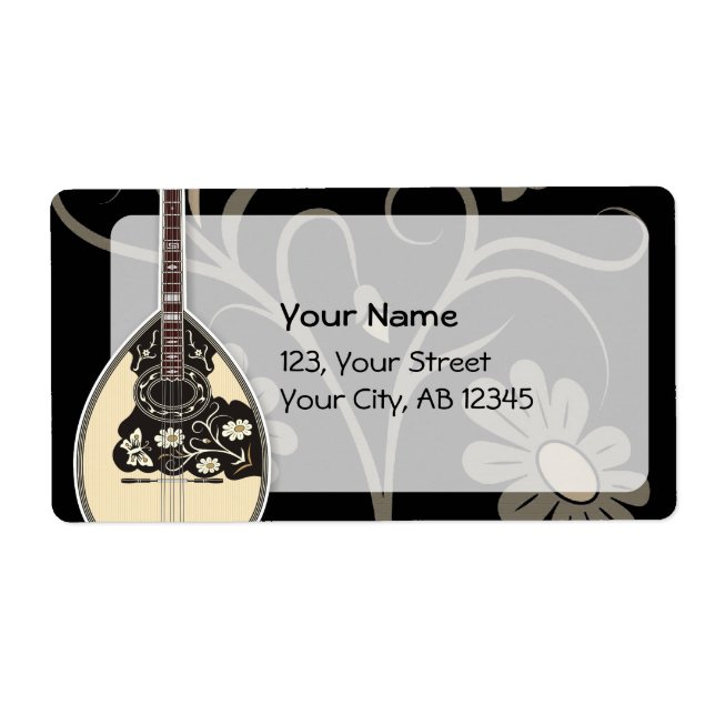 Bouzouki Label (Front)