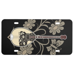 Bouzouki License Plate