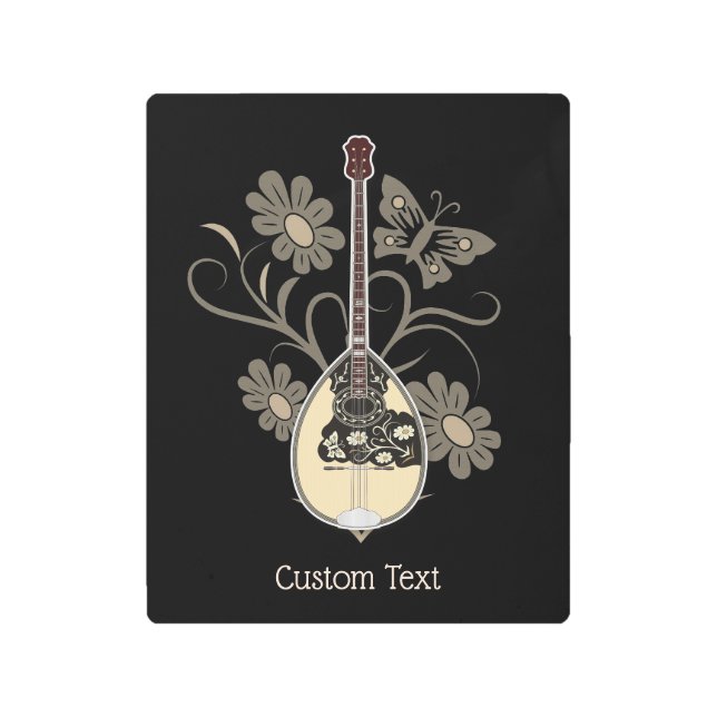 Bouzouki Metal Print (Front)