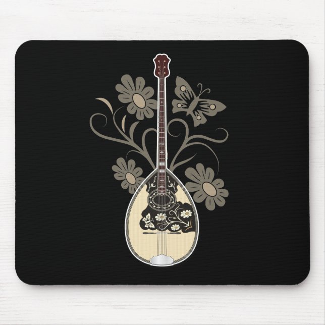 Bouzouki Mouse Pad (Front)