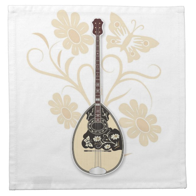 Bouzouki Napkin (Front)