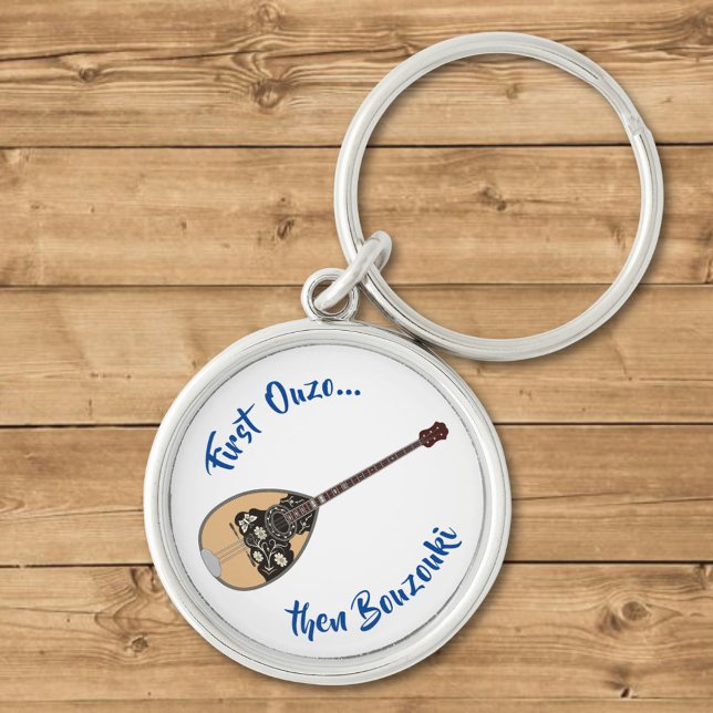 Bouzouki Ouzo Keychain (Creator Uploaded)