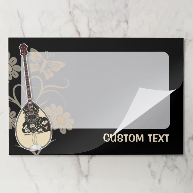 Bouzouki Paper Pad (Folded)
