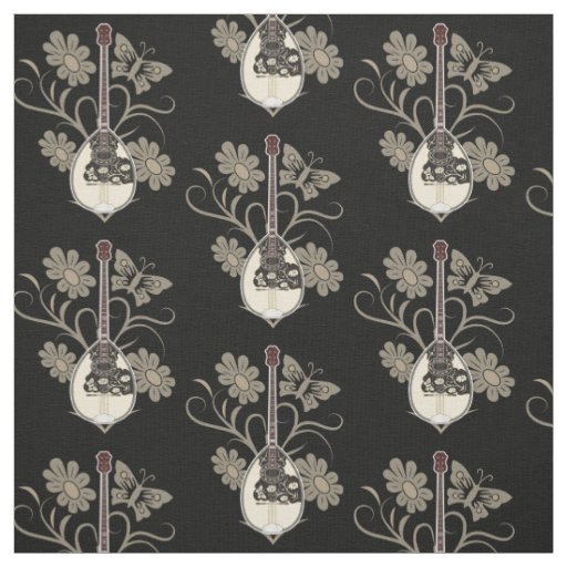 Bouzouki Pattern Fabric