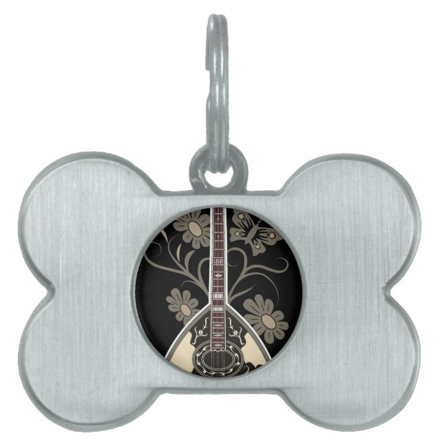 Bouzouki Pet Tag (Front)