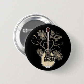 Bouzouki Pinback Button