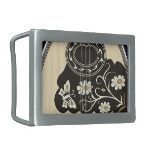 Bouzouki Rectangular Belt Buckle