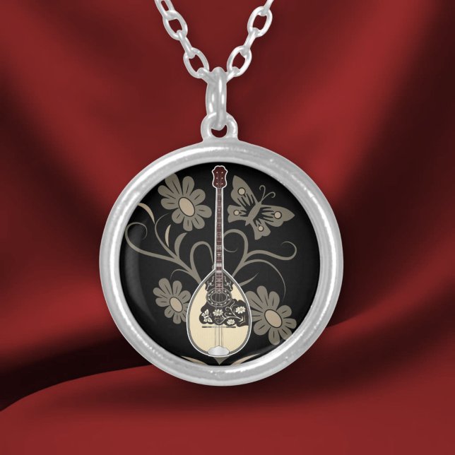 Bouzouki Silver Plated Necklace (Creator Uploaded)
