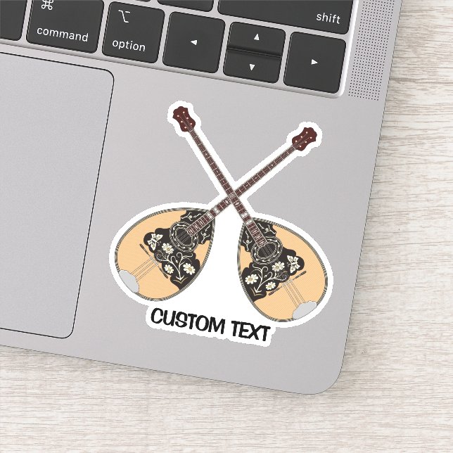 Bouzouki Sticker (Detail)