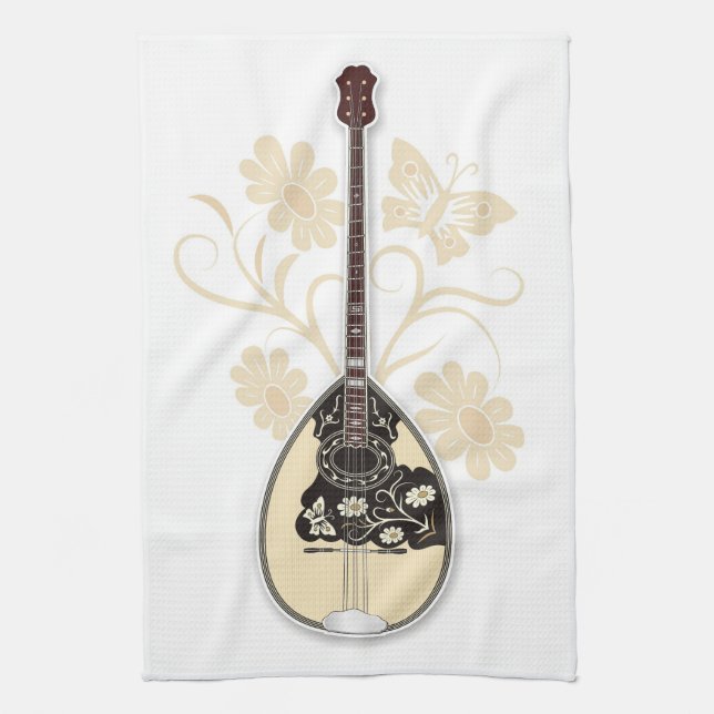 Bouzouki Towel (Vertical)