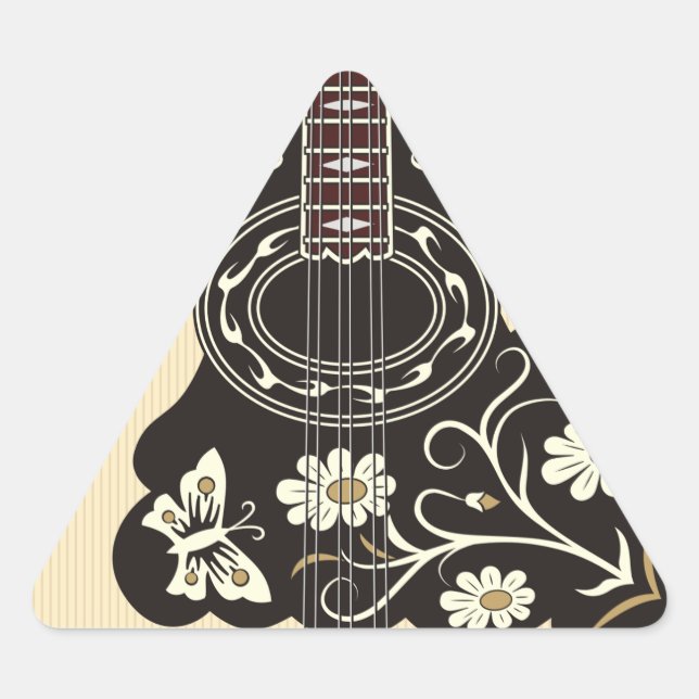 Bouzouki Triangle Sticker (Front)