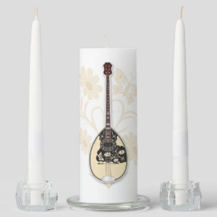 Bouzouki Unity Candle Set
