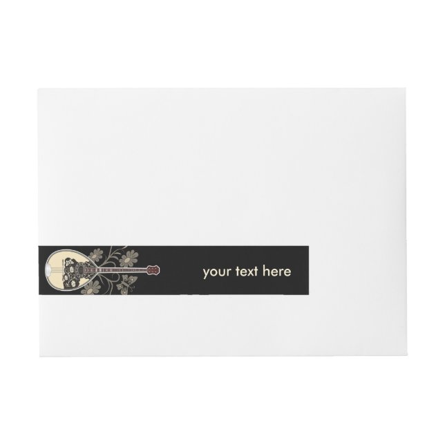 Bouzouki Wrap Around Address Label (Front)