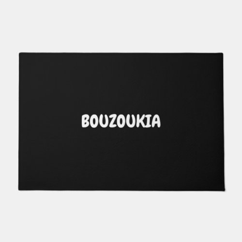 Bouzoukia Design Greek Gifts Doormat