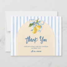 Bow A Sweet Little One Citrus Lemon Baby Shower