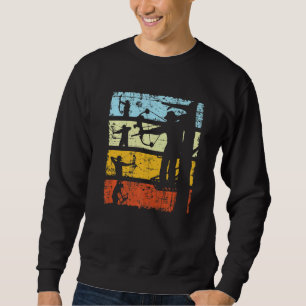 Bow And Arrow Archery Howhunter Retro Grunge Style Sweatshirt