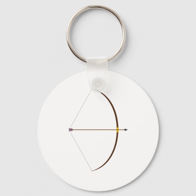 Bow and Arrow Keychain (Front)