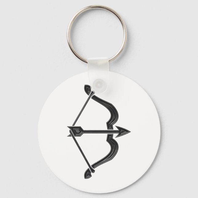 Bow and Arrow Keychain (Front)