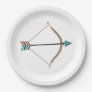 Bow and Arrow Paper Plate