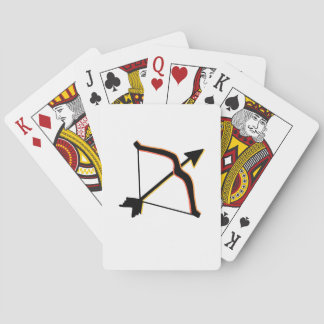 Bow and arrow playing cards