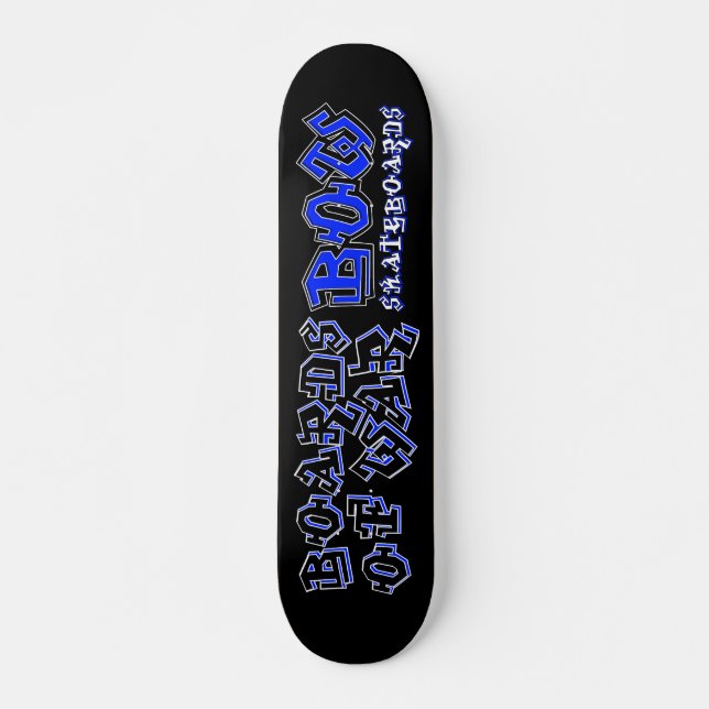 BOW Blue Graffiti Deck (Front)