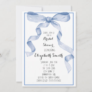 Bow Bridal Shower Invite
