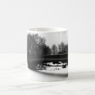 Bow Bridge Winter Central Park NYC Coffee Mug