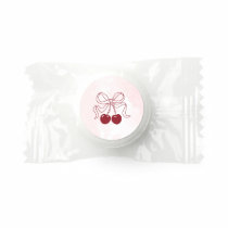 Bow Cherry party favor