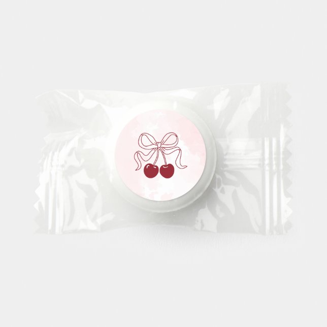 Bow Cherry party favor (Front)