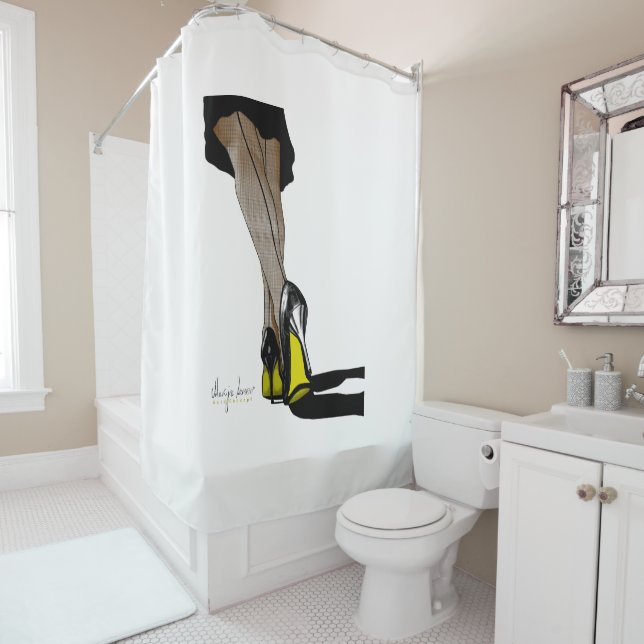 Bow Chicka Wow Wow. Shower Curtain (In Situ)