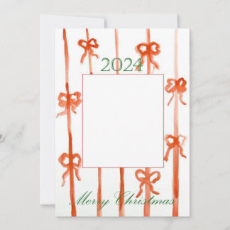 Bow Christmas Card