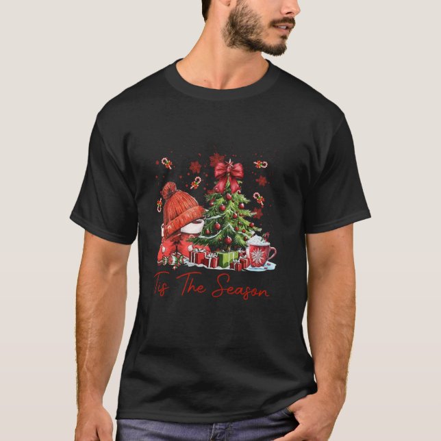 Bow Christmas  T-Shirt (Front)