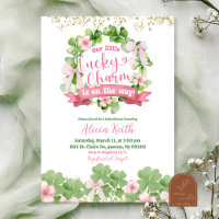 Bow Coquette St Patrick Baby Shower
