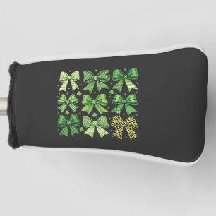 Bow Coquette St Patrick's Day Vintage  Golf Head Cover