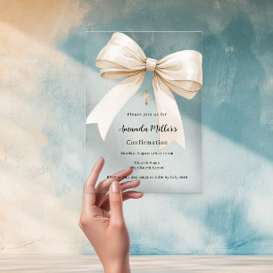 Girls Confirmation Invitations & Invitation Templates | Zazzle