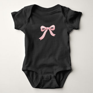 bow design baby bodysuit