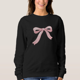 bow design sweatshirt